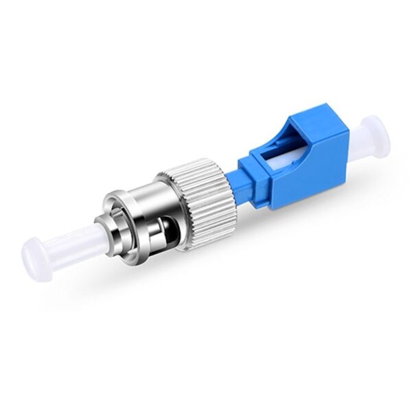 100pcs, LC Female to ST Male UPC Simplex Fiber Adapter/Coupler, OS2 Single Mode, without Flange